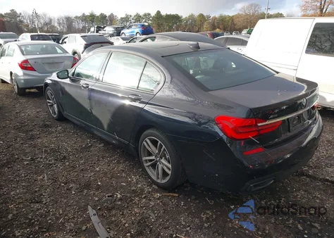 2019 BMW 740I xDrive from USA, damaged, VIN WBA7E4C56KGV70137
